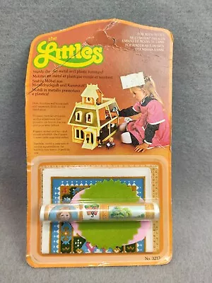 Buy THE LITTLES No. 3217 RUGS PICTURE METAL PLASTIC MATTEL X DOLLHOUSE 80'S • 40.99£