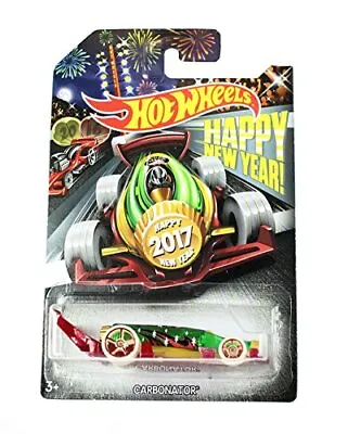 Buy 2017 Hot Wheels Happy New Year Green And Red Carbonator Bottle Opener • 14.95£