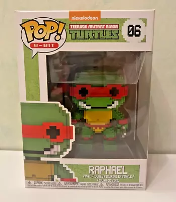 Buy Funko Pop 8-Bit Teenage Mutant Ninja Turtles TMNT Raphael 06 Figure • 25.74£