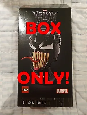 Buy LEGO Marvel 76187 Venom Head **BOX ONLY** • 25£