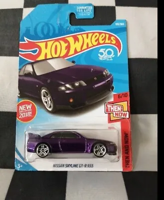 Buy Hot Wheels 2018 New Model Nissan Skyline GT-R R33 Then And Now Read Description  • 12£