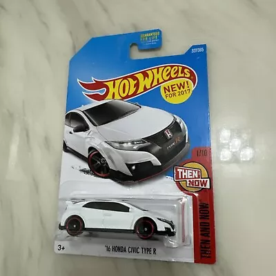 Buy Hot Wheels Then And Now 16 Honda Civic Type R  2017 Rare • 10£