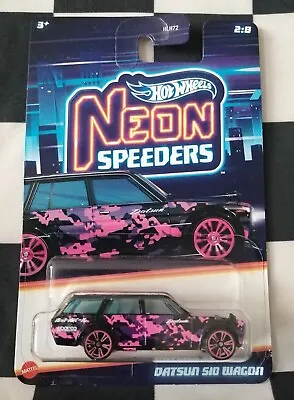 Buy Hot Wheels 2024 Mix B Neon Speeders Datsun 510 Wagon #2/8 • 11£
