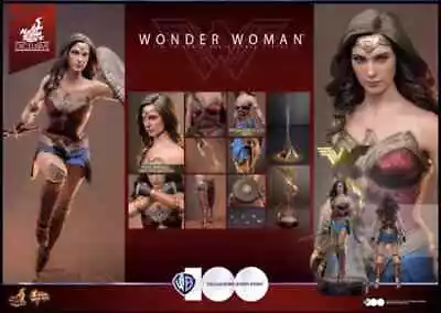 Buy Ready Hot Toys MMS698 WB 100th Anniversary 1/6 WONDER WOMAN EXCLUSIVE  Version  • 760.73£