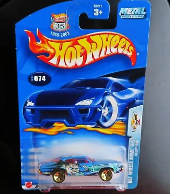 Buy Hot Wheels 2003 Issue Olds 442 - Blue With Art Graphics - Anime Series • 4£