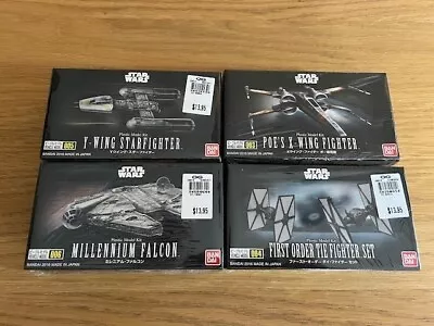 Buy Bandai Star Wars Collection - Y-wing, X-wing, Tie Fighter, Millenium Falcon Misb • 20£