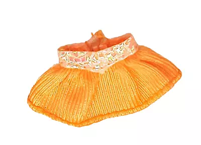 Buy BARBIE - KELLY 2000s Mini Orange Skirt Iridescent Belt B765 • 5.15£