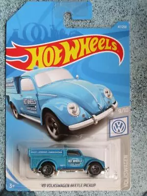 Buy Hot Wheels 2019 #047/250 1949 VOLKSWAGEN VW BEETLE PICKUP Blue @B Long Card • 3.78£