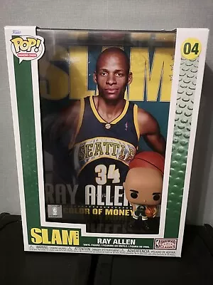 Buy Funko POP! NBA Ray Allen SLAM Magazine Basketball Cover #04 Vinyl Figure • 13.99£