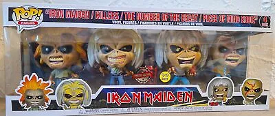 Buy FUNKO POP! Iron Maiden Glows In Dark Special Edition Number Of The Beast Eddie! • 91.64£