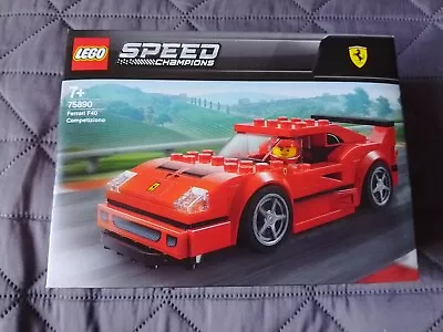 Buy LEGO SPEED CHAMPIONS Car Ferrari F40 Competizione 75890 BRAND NEW Sealed Box • 15.49£
