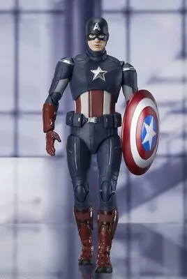 Buy Bandai S.H. Figuarts Avengers CAPTAIN AMERICA ACTION FIGURE (Cap Vs. Cap) • 99£