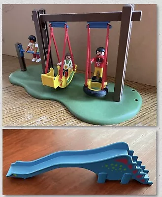 Buy Playmobil - Children Figures Swing Boat Acrobatics Bar Playground Park Slide Set • 6.95£