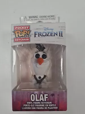 Buy Olaf Snowman Frozen Disney Pocket Pop Keychain Official Funko Pop Vinyl Keyring • 5£