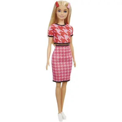 Buy Barbie 169 Pink Top Blonde Hair Retro Clothes Matching Skirt New Kids Toy Mattel • 13.99£