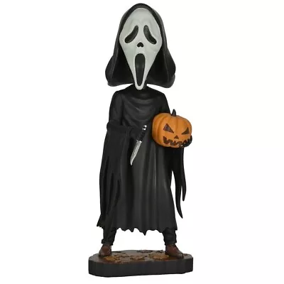 Buy NECA Scream GhostFace With Pumpkin Head Knocker Bobblehead - New • 42.99£