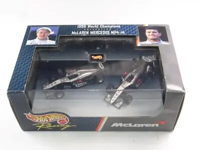 Buy HOT WHEELS RACING 1/64 Scale F1 Cars McLaren MP4/14 1998 World Champions SEALED • 44.99£