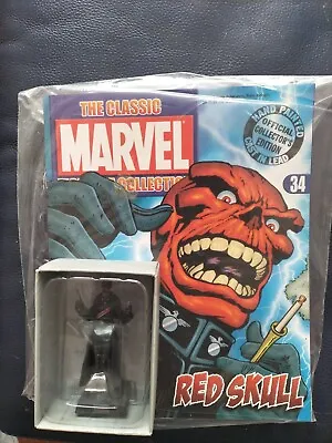 Buy Eaglemoss, The Classic Marvel Figurine Collection, Red Skull, Boxed, Mag.#34 • 3£