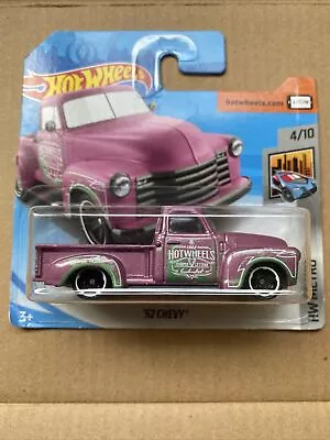 Buy Hot Wheels '52 Chevy Truck - 2018 HW Metro Series - Pink Version • 4£