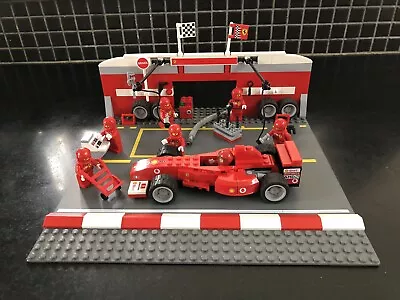 Buy LEGO Racers: Ferrari F1 Pit Set (8375) • 26£