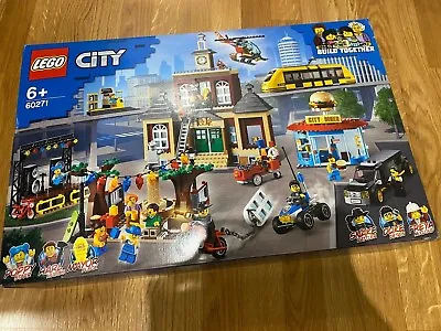 Buy LEGO 60271 City Town Main Square Diner Building Set 1517 Pieces NEW • 119.99£