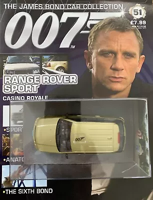 Buy Eaglemoss James Bond Car Collection 007 - Range Rover  51 Rare With Magazine. • 8£