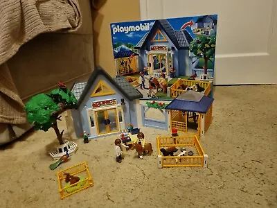 Buy Playmobil Vet Clinic 4343 Incomplete But With Extra Bits From Other Sets Boxed.  • 20£