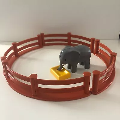 Buy Playmobil 123 Zoo Animals - Elephant With Enclosure - Combined Postage Available • 5£