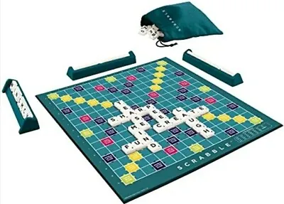 Buy Mattel Games Scrabble Original - Crosswords Board Game FRENCH VERSION, Y9593 • 10£