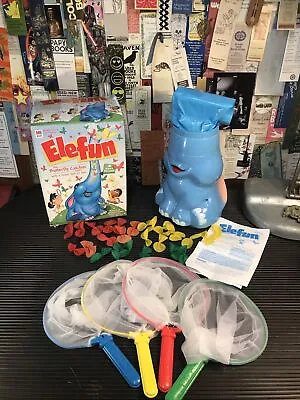Buy Elefun Butterfly Net Catching Game Milton Bradley Hasbro (2002) - Tested Works • 33.75£