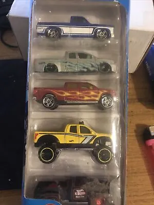 Buy Hot Wheels - Hot Trucks Series - 5 Pack - 63 Chevy - Nissan- Ford F-50 - Toyota • 13.49£