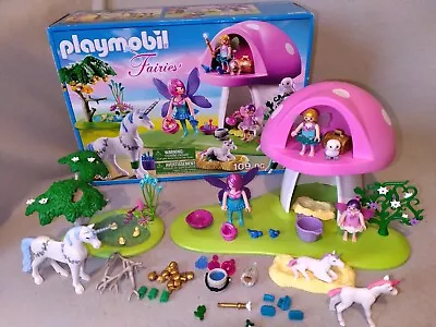 Buy Playmobil Fairies And Unicorn Set 6055, Not Complete • 17.99£