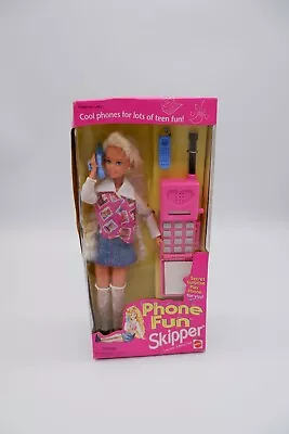 Buy 1995 Barbie Phone Fun Skipper Nrfb • 215.10£