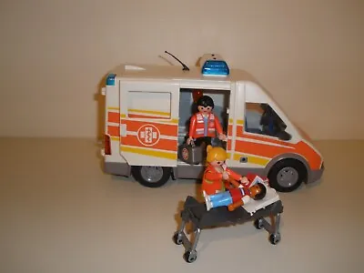 Buy Playmobil Children's Hospital - Ambulance & Paramedics Crew + Flashing Lights. • 22£