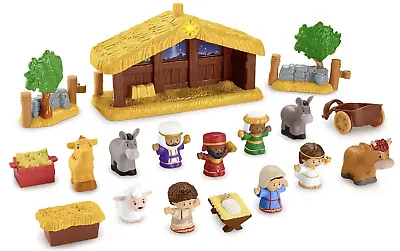 Buy Fisher-Price Little People Nativity Set W Music Light Playset Toy New With Box • 41.63£