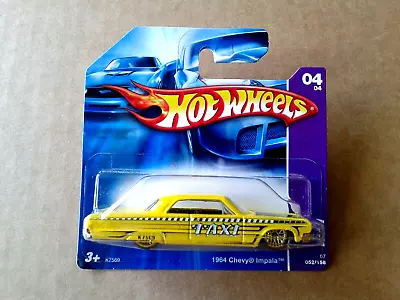Buy Hot Wheels - 1964 Chevy Impala Taxi, Yellow, Low Rider, New 2006 • 3.60£