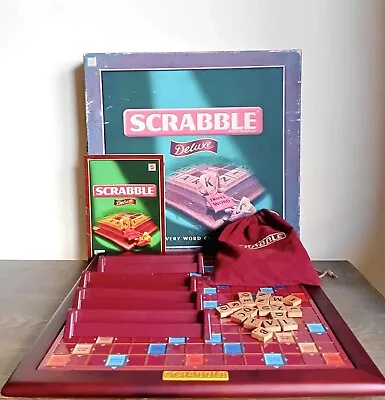 Buy Scrabble Deluxe Mattel 2005 Complete • 37.95£