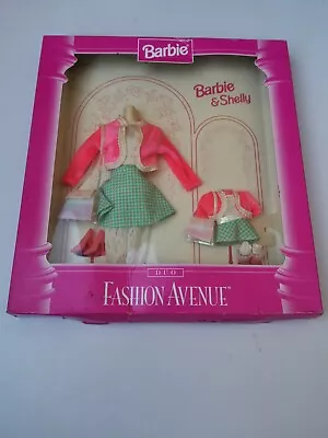 Buy Barbie And Shelly Fashion Duo 1996 Unused Original Packaging Vintage Mattel 17292 • 40.10£