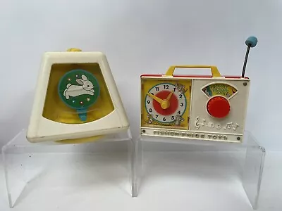 Buy Vintage 1970's Fisher Price Hickory Dickory Dock & Spin Learn Activity Centre • 19.99£