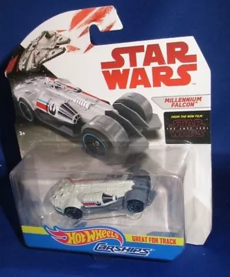 Buy Star Wars The Last Jedi Collector Hot Wheels Die Cast Carships Millennium Falcon • 11.02£