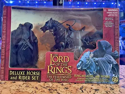 Buy Toy Biz-The Lord Of The Rings - The Fellowship Of The Ring: Ringwraith & Horse • 5.01£