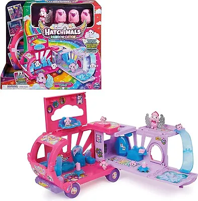 Buy Hatchimals CollEGGtibles Rainbow-cation Camper Playset 17 Surprises New Xmas Toy • 47.99£