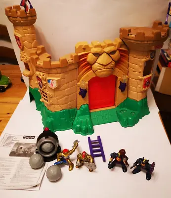 Buy 1998 Fisher Price Adventure Magic Lion Castle Playset With Figures • 40£
