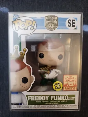 Buy Funko Pop! Freddy As Green Ranger Glow Camp FunDays LE 6500 In Protector • 65£