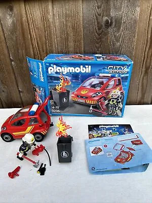 Buy Playmobil City Action Firefighter With Car 9235. • 7.95£