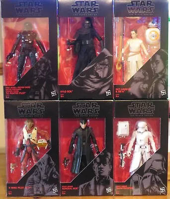 Buy Star Wars The Force Awakens ~ The Black Series - Case Of 6 Figures  NEW Sealed.. • 93.49£