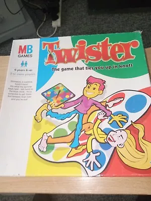 Buy Twister Board Game MB Hasbro 1999 Family Fun Novelty Humour, Boxed • 1.50£