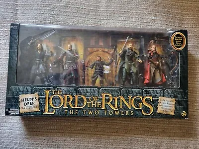 Buy Lord Of The Rings - TTT - HELM'S DEEP BATTLE SET By ToyBiz 2003. M.I.S.B • 49.95£