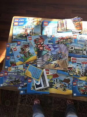 Buy Lego Instruction Manuals/books /vintage Lego System,job Lot-bundle.see Photos • 3.20£