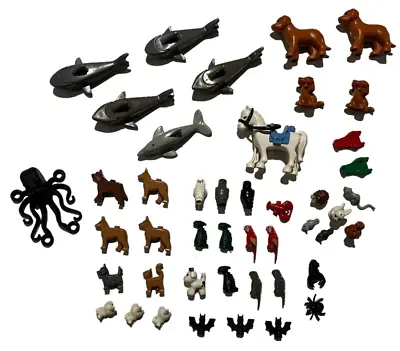 Buy Job Lot Bundle LEGO Animals - Shark, Dolphin, Octopus, Dog, Cat, Parrot, Horse + • 22.95£